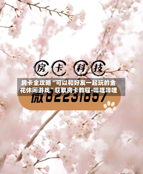 房卡全攻略“可以和好友一起玩的金花休闲游戏”获取房卡教程-哔哩哔哩-第2张图片