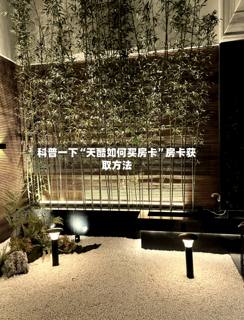 科普一下“天酷如何买房卡”房卡获取方法-第3张图片