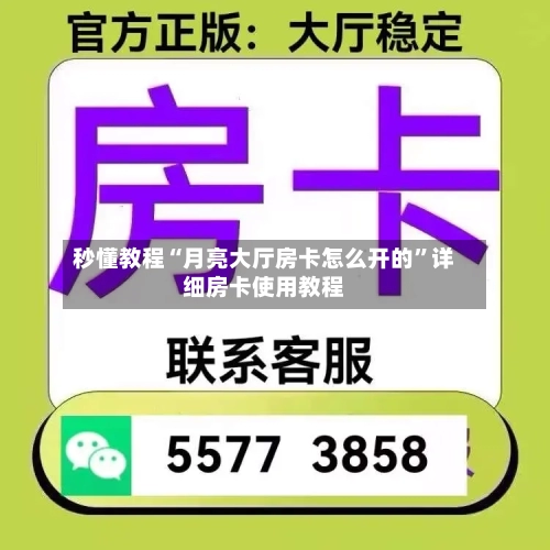 秒懂教程“月亮大厅房卡怎么开的”详细房卡使用教程-第2张图片