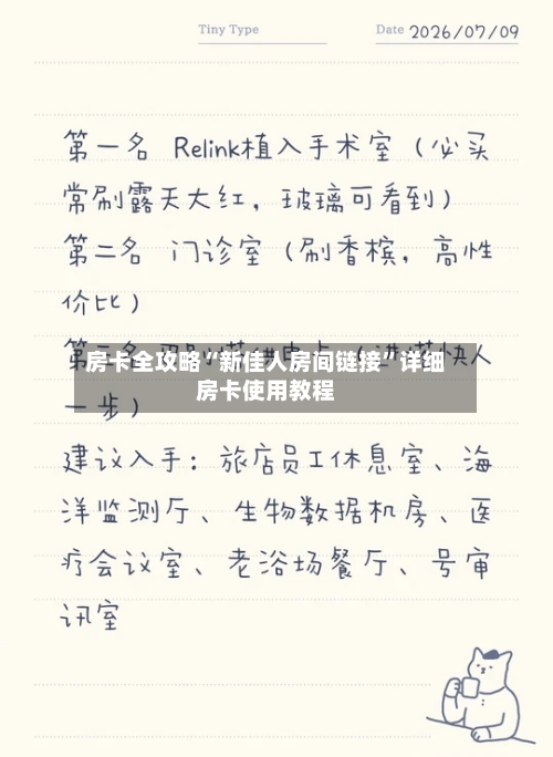 房卡全攻略“新佳人房间链接	”详细房卡使用教程-第2张图片