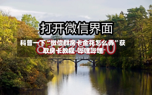科普一下“微信群房卡金花怎么弄”获取房卡教程-哔哩哔哩-第3张图片