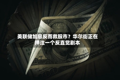 美联储加息反而救股市？华尔街正在押注一个反直觉剧本-第3张图片