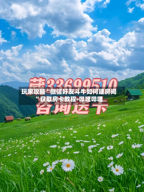 玩家攻略“微信好友斗牛如何建房间	”获取房卡教程-哔哩哔哩-第2张图片