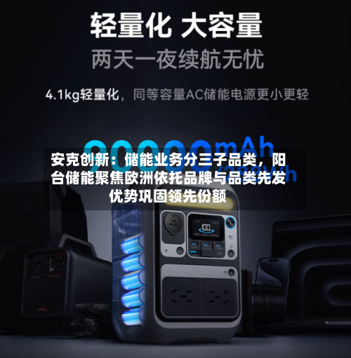 安克创新：储能业务分三子品类，阳台储能聚焦欧洲依托品牌与品类先发优势巩固领先份额-第2张图片