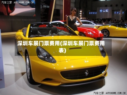深圳车展门票费用(深圳车展门票费用表)-第2张图片