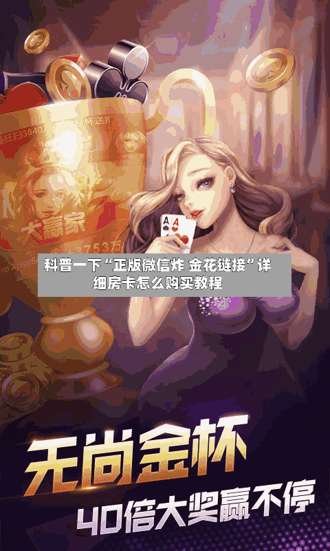 科普一下“正版微信炸 金花链接”详细房卡怎么购买教程-第2张图片