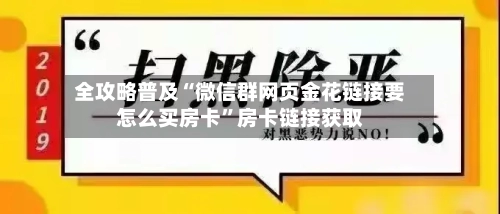 全攻略普及“微信群网页金花链接要怎么买房卡”房卡链接获取-第2张图片