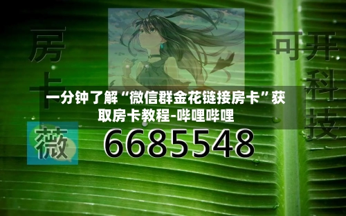 一分钟了解“微信群金花链接房卡”获取房卡教程-哔哩哔哩-第3张图片