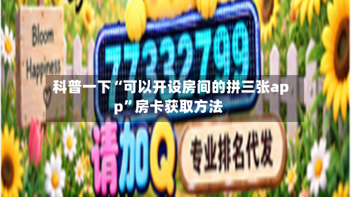科普一下“可以开设房间的拼三张app”房卡获取方法-第3张图片