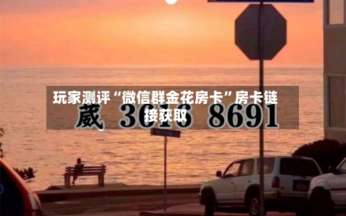 玩家测评“微信群金花房卡”房卡链接获取-第2张图片