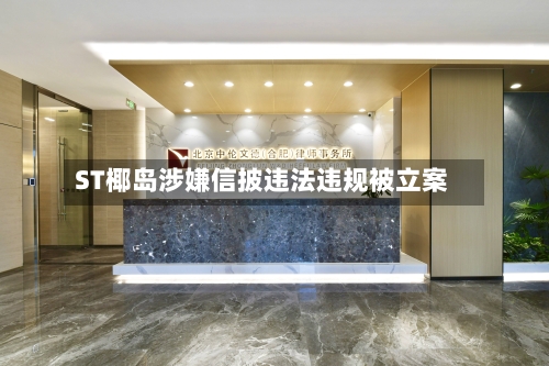 ST椰岛涉嫌信披违法违规被立案-第3张图片