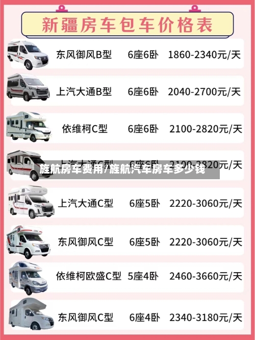 旌航房车费用/旌航汽车房车多少钱-第2张图片