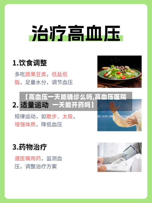 【高血压一天能确诊么吗,高血压医院一天能开药吗】-第3张图片