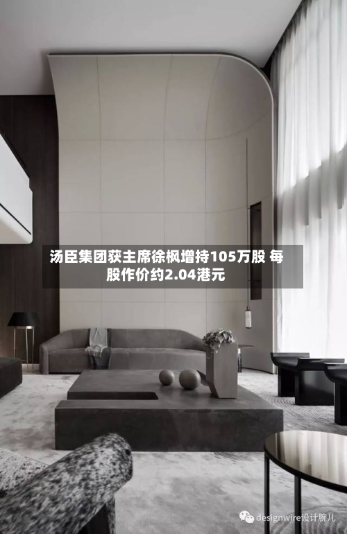 汤臣集团获主席徐枫增持105万股 每股作价约2.04港元-第1张图片