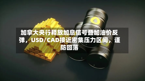 加拿大央行释放加息信号叠加油价反弹，USD/CAD接近密集压力区间	，谨防回落-第3张图片