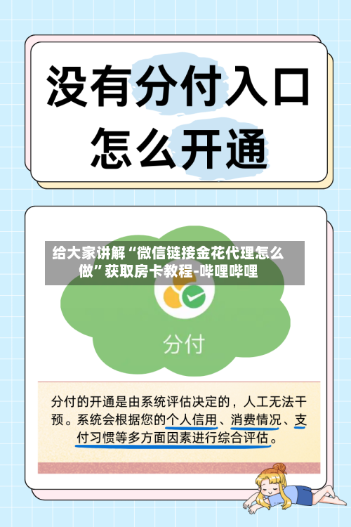 给大家讲解“微信链接金花代理怎么做”获取房卡教程-哔哩哔哩-第2张图片