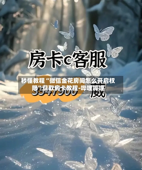 秒懂教程“微信金花房间怎么开启权限”获取房卡教程-哔哩哔哩-第2张图片