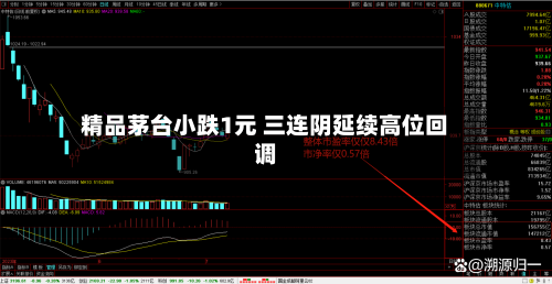 精品茅台小跌1元 三连阴延续高位回调-第3张图片