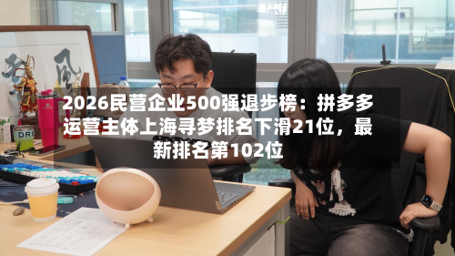 2026民营企业500强退步榜：拼多多运营主体上海寻梦排名下滑21位，最新排名第102位