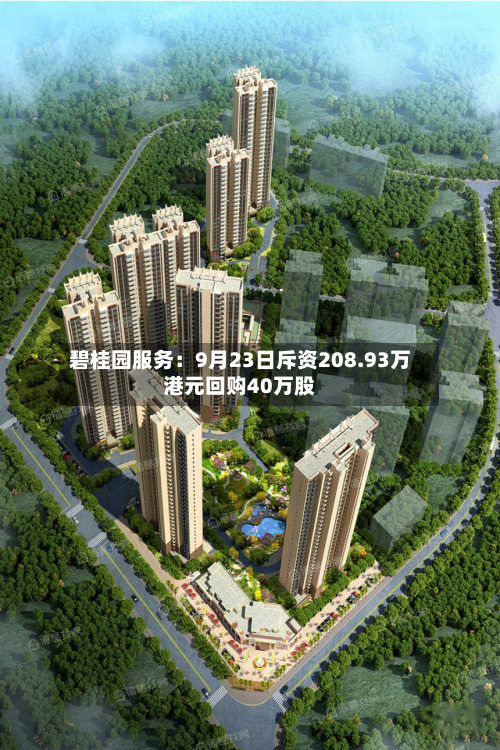 碧桂园服务：9月23日斥资208.93万港元回购40万股-第2张图片