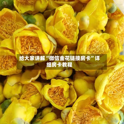 给大家讲解“微信金花链接房卡”详细房卡教程-第3张图片
