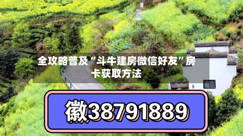 全攻略普及“斗牛建房微信好友	”房卡获取方法-第2张图片