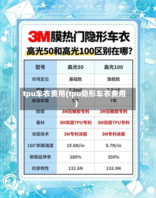 tpu车衣费用(tpu隐形车衣费用)