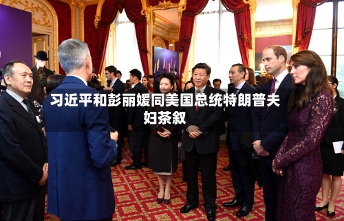 习近平和彭丽媛同美国总统特朗普夫妇茶叙