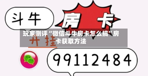 玩家测评“微信斗牛房卡怎么搞”房卡获取方法-第2张图片