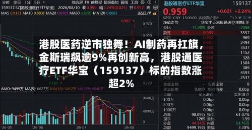 港股医药逆市独舞!AI制药再扛旗,金斯瑞飙逾9%再创新高,港股通医疗ETF华宝(159137)标的指数涨超2%