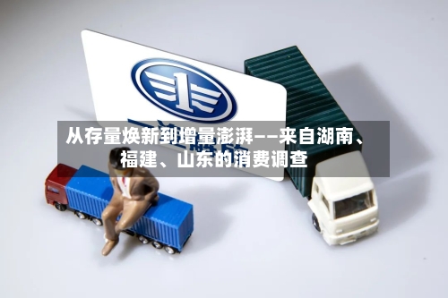 从存量焕新到增量澎湃——来自湖南	、福建、山东的消费调查-第3张图片
