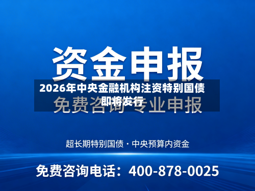 2026年中央金融机构注资特别国债即将发行-第2张图片
