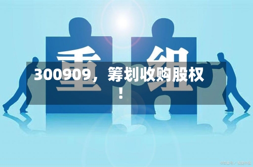 300909,筹划收购股权!