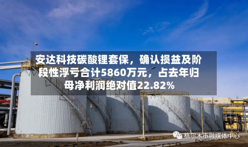 安达科技碳酸锂套保，确认损益及阶段性浮亏合计5860万元，占去年归母净利润绝对值22.82%-第3张图片