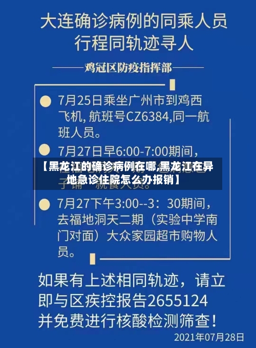 【黑龙江的确诊病例在哪,黑龙江在异地急诊住院怎么办报销】