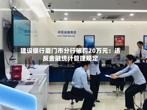 建设银行厦门市分行被罚20万元：违反金融统计管理规定