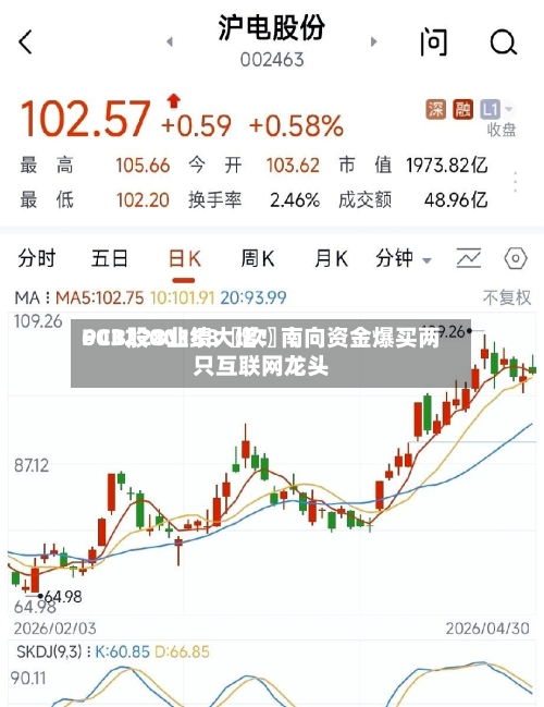PCB股00138〖玖〗、603228业绩大增！南向资金爆买两只互联网龙头-第3张图片