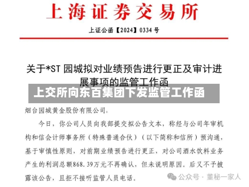 上交所向东百集团下发监管工作函-第2张图片