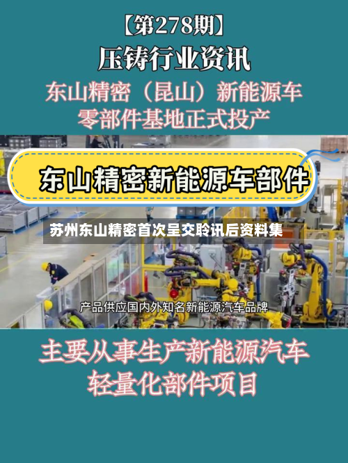 苏州东山精密首次呈交聆讯后资料集