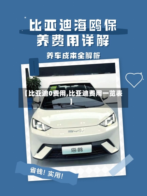 【比亚迪0费用,比亚迪费用一览表】