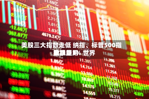 美股三大指数走低 纳指、标普500指数跌超1% 世界金银费用跳水-第1张图片