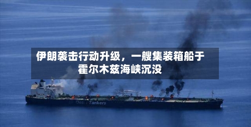 伊朗袭击行动升级，一艘集装箱船于霍尔木兹海峡沉没-第2张图片
