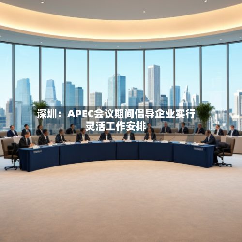 深圳:APEC会议期间倡导企业实行灵活工作安排