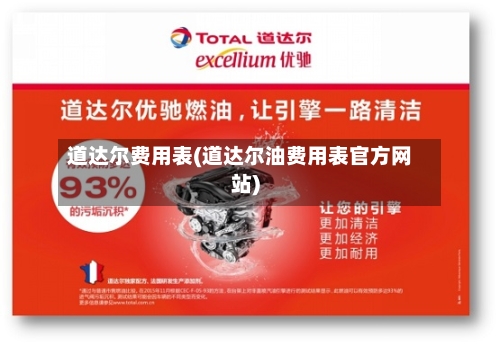 道达尔费用表(道达尔油费用表官方网站)