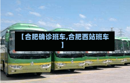 【合肥确诊班车,合肥西站班车】-第2张图片