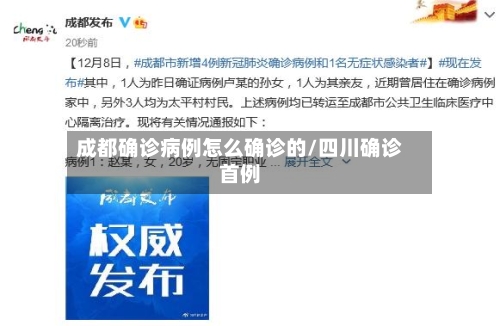 成都确诊病例怎么确诊的/四川确诊首例-第2张图片
