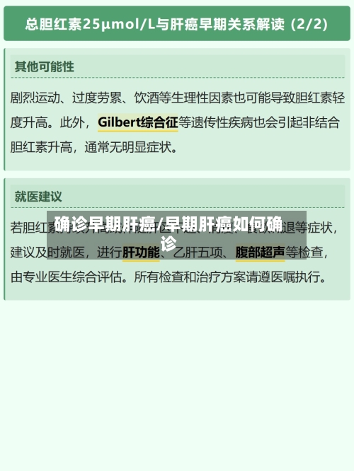 确诊早期肝癌/早期肝癌如何确诊