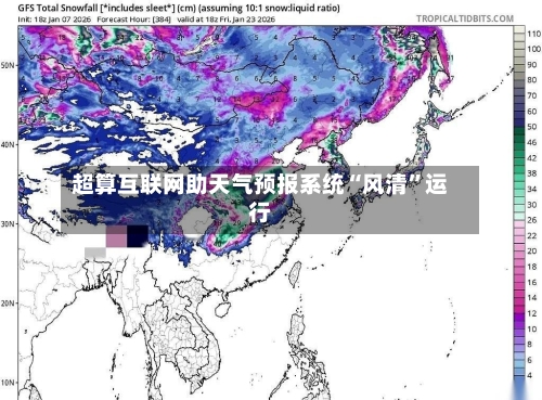 超算互联网助天气预报系统“风清”运行