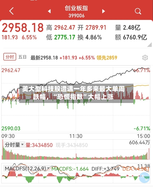 美大型科技股遭遇一年多来最大单周跌幅	，“恐慌指数	”大幅上涨-第3张图片