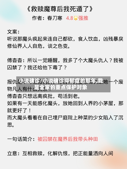 小说确诊/小说确诊抑郁症的那年,我是全家的重点保护对象-第2张图片